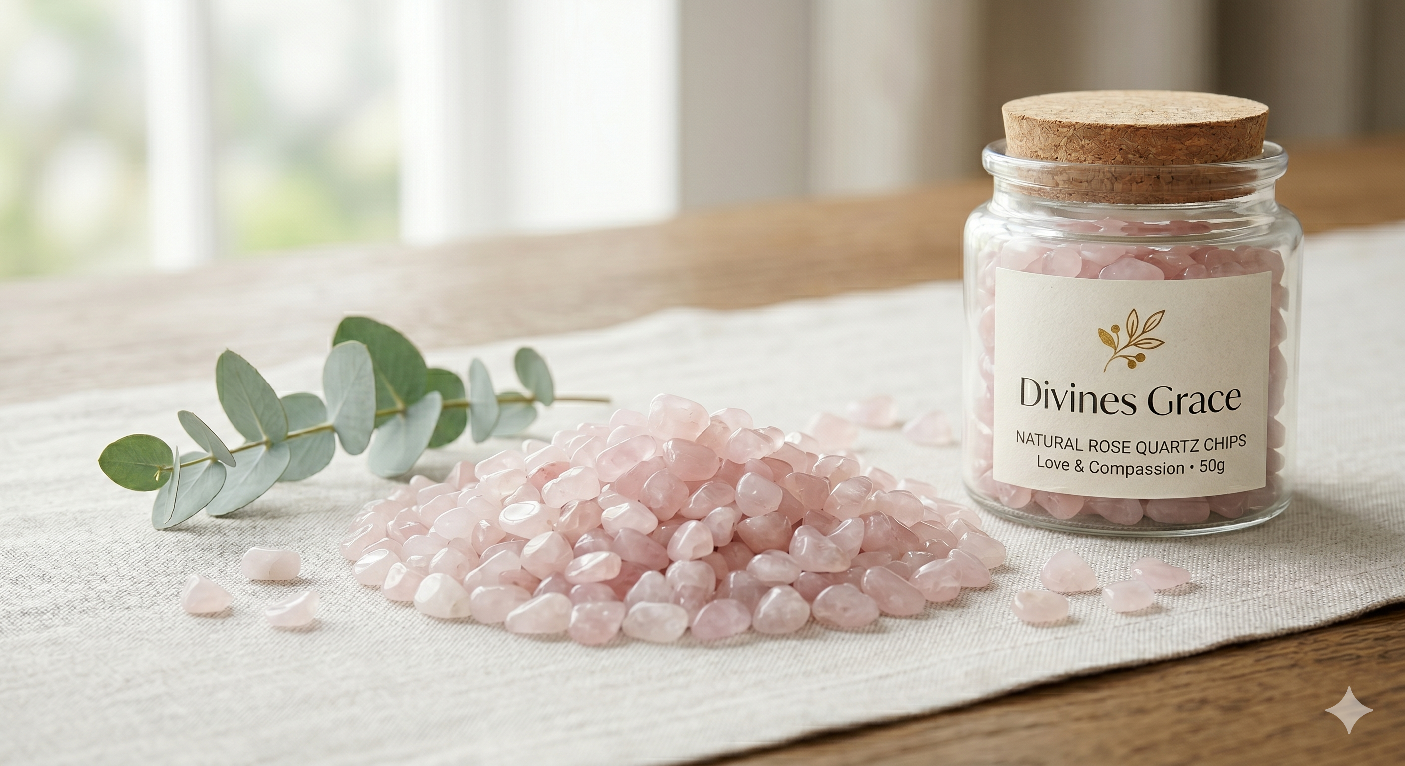 Rose Quartz Chips