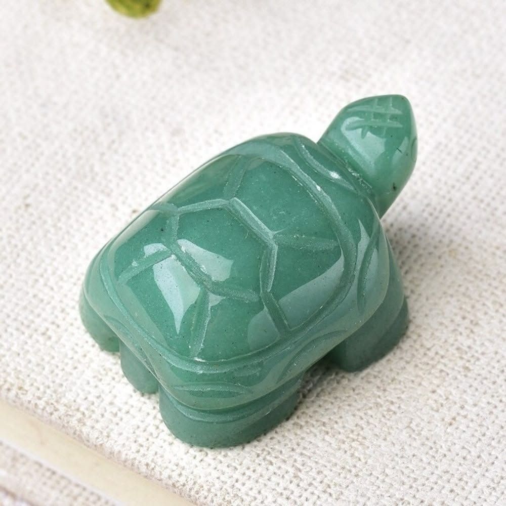 Green Aventurine Tortoise