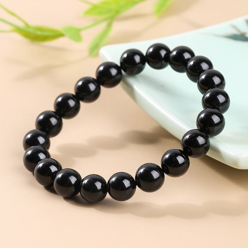 Black Tourmaline Crystal Bracelet